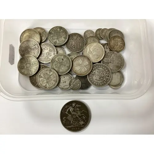Collection Of GB XIX Century And Pre 1947 Silver Coins, incl...