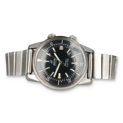 AN ENICAR AUTOMATIC SEAPEARL SHERPA SUPER DIVE WATCH In work...