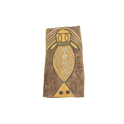 A vintage 20th century Australian Aboriginal tribal art piec...