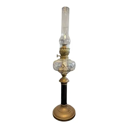 19th century Matador Brenner 20" Victorian brass and black g...