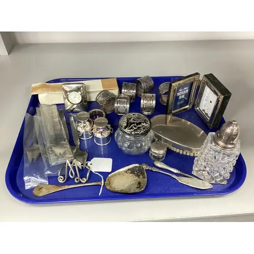 Dunsheath Plated Napkin Rings, further napkin rings, glass s...