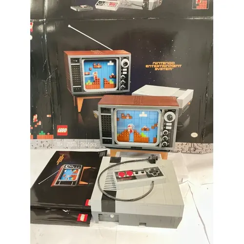 A Lego Nintendo Entertainment System With Box And Manuals. #...