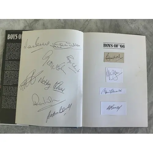 England 1966 World Cup Winners Signed Football Book: Boys of...