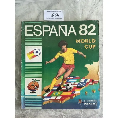 Panini Spain 1982 World Cup Complete Football Sticker Album:...
