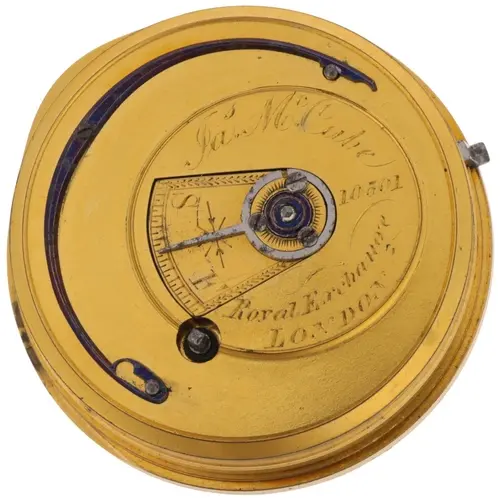JAMES MCCABE - an early 19th century lever fusee pocket watc...