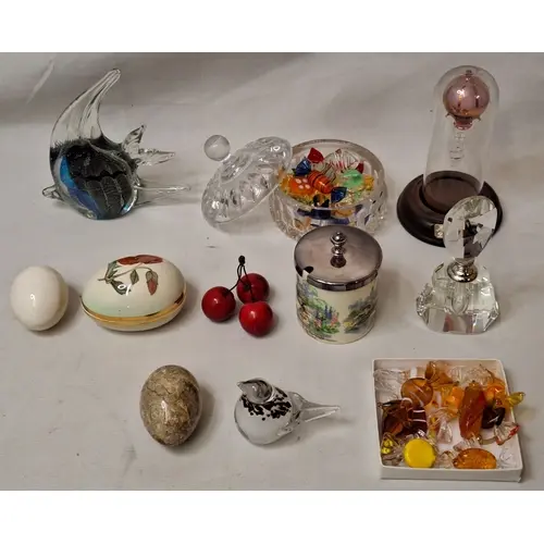 Murano Style Glass Sweets, angel fish figurine, small glass ...