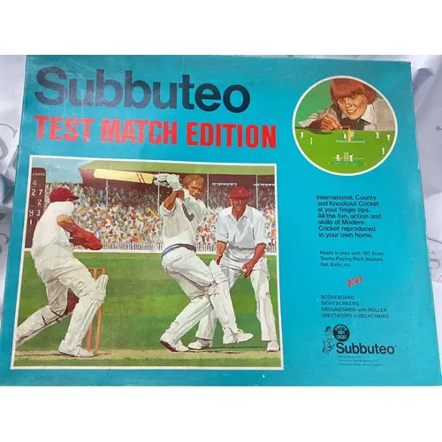 A Collection Of Subbuteo Including Test Match Cricket, Table...