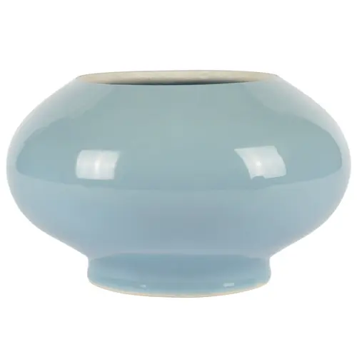 A Chinese clair-de-lune glazed vase, Qianlong seal mark and ...