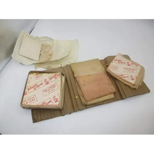 Collection of Gold Leaf and Small Pieces of Mother of Pearl
