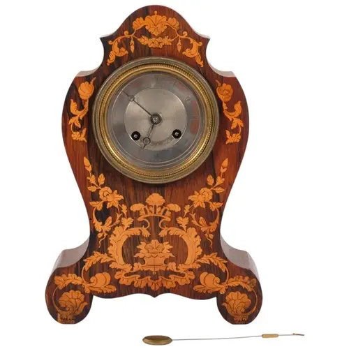 Laine A Paris, an Antique rosewood and satinwood inlaid ball...
