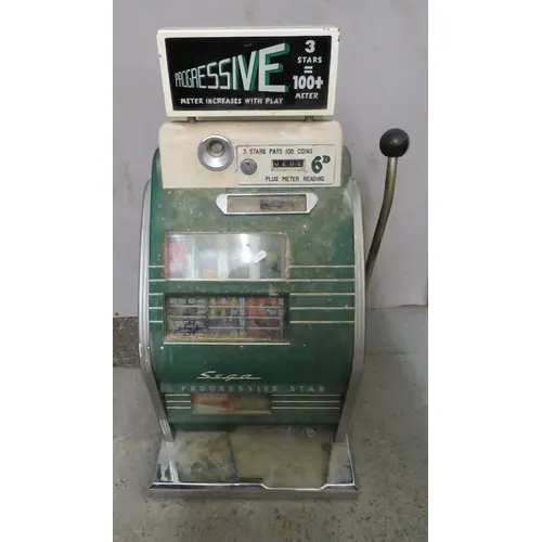 Vintage Sega Progressive Star One Armed Bandit UNTESTED with...