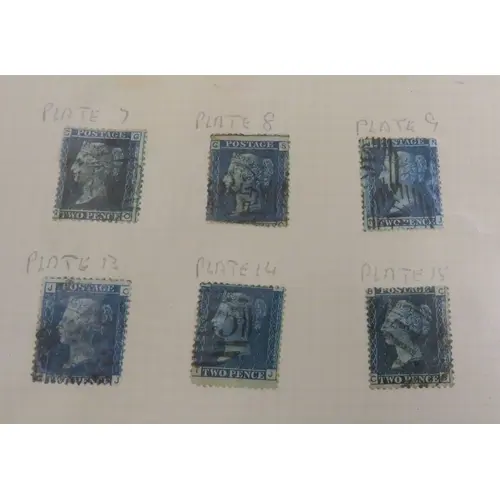 Stamps: GB SG45 Plates