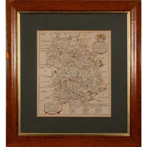 SHROPSHIRE. SPEED, John. Shropshyre Described, the Sittuatio...