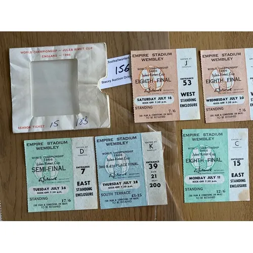 1966 World Cup Football Tickets: Includes opening match Engl...