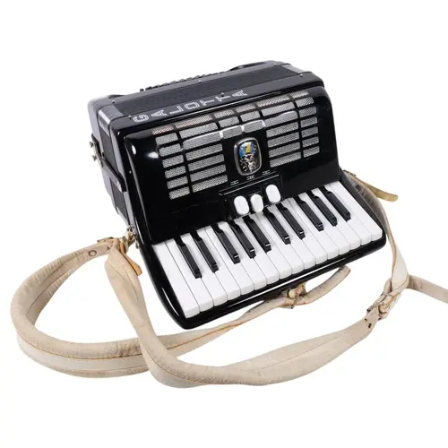 A Galotta piano accordion, with soft carry case
