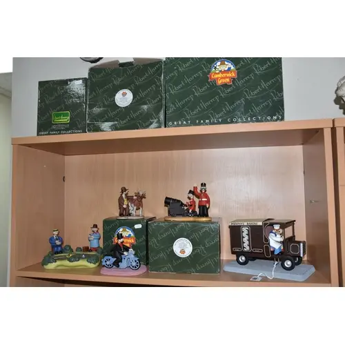 FIVE BOXED ROBERT HARROP DESIGNS 'CAMBERWICK GREEN' FIGURES,...