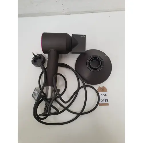 ONE DYSON HD07 HAIR DRYER, S/N: P3D-UK-RGJ3130A INC. DIFFUSE...