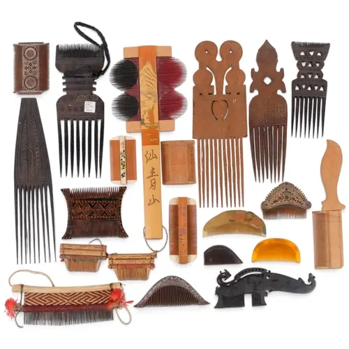 A collection of Tribal and Vintage combs