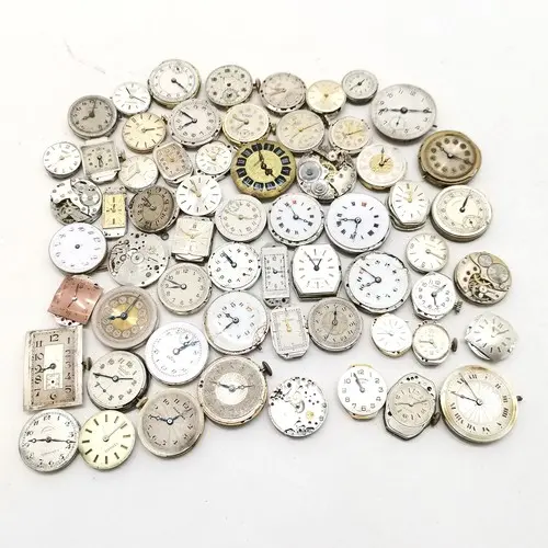Qty of wristwatch movements inc Omega calibre #620, Tissot, ...