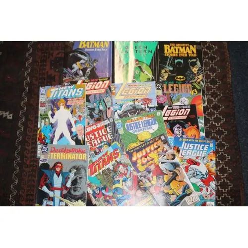 DC comics to include Batman, Green Lantern, Green Lantern Ar...