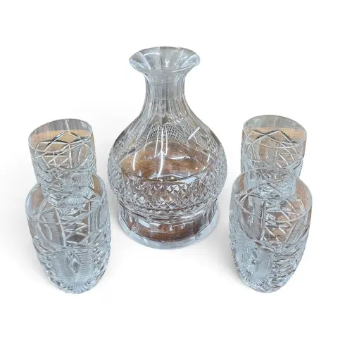 A good quantity of Crystal Glasses possibly Waterford along ...