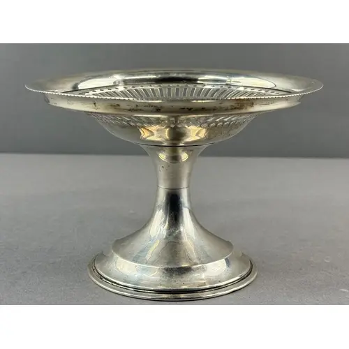 Silver: a pedestal bonbon dish by Charles Weale, Birmingham ...