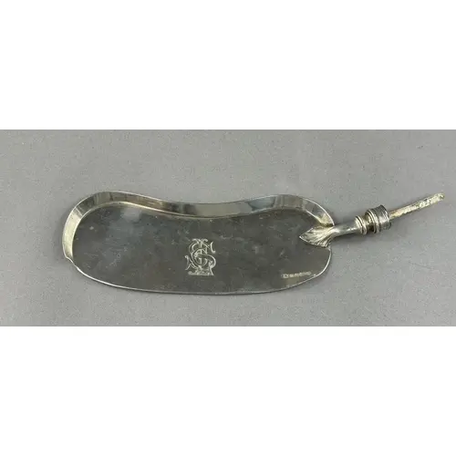 Silver: a Victorian crumb scoop by Wilson and Davis, Sheffie...