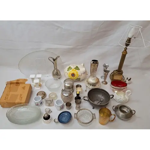 Silver Plated Vases, pewter 2 handled pots, Selangor pewter ...