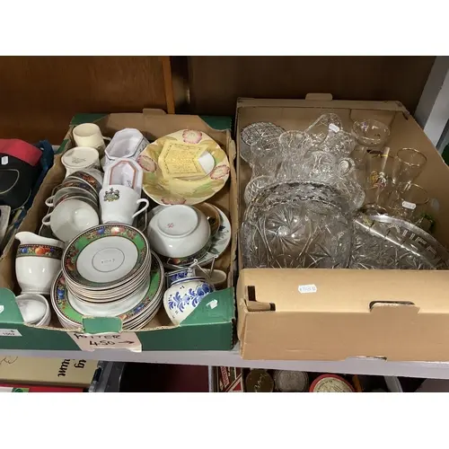 Ceramics and glassware, including French Moustiers faience l...