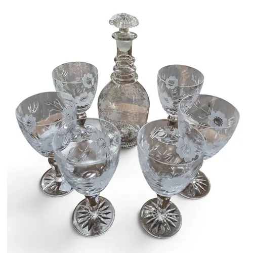 A rare early 19th Century Irish Waterloo Glass Company Cork ...