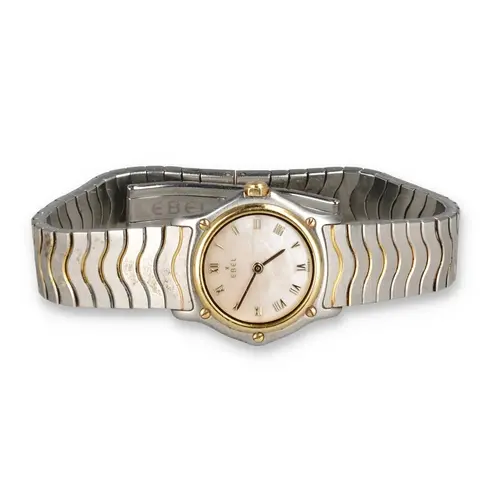 EBEL: LADIES STAINLESS STEEL WRIST WATCH