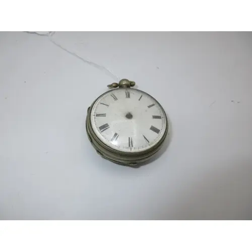 Metal Case Pocket Watch by T Berress London No. 1158, with f...