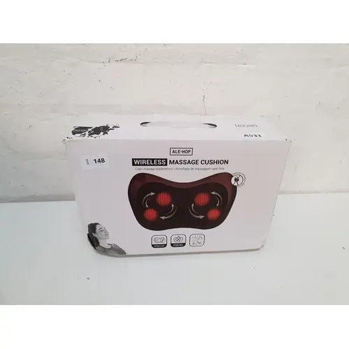 ONE BRAND NEW WIRELESS MASSAGE CUSHION ALE-HOP