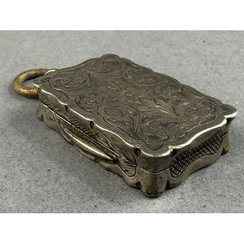 Silver: a Victorian vinaigrette by George Unite, Birmingham ...