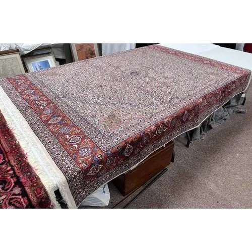FINE HAND WOVEN PERSIAN BIJAR CARPET WITH 100% WOOL PILE WIT...