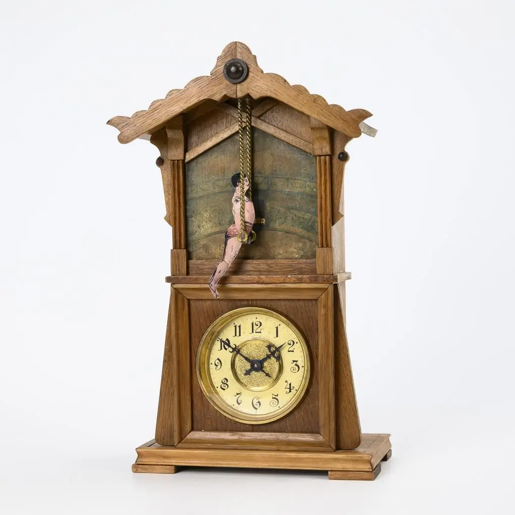 "Akrobat" automatic clock or table clock. Junghans (Thomas Haller).