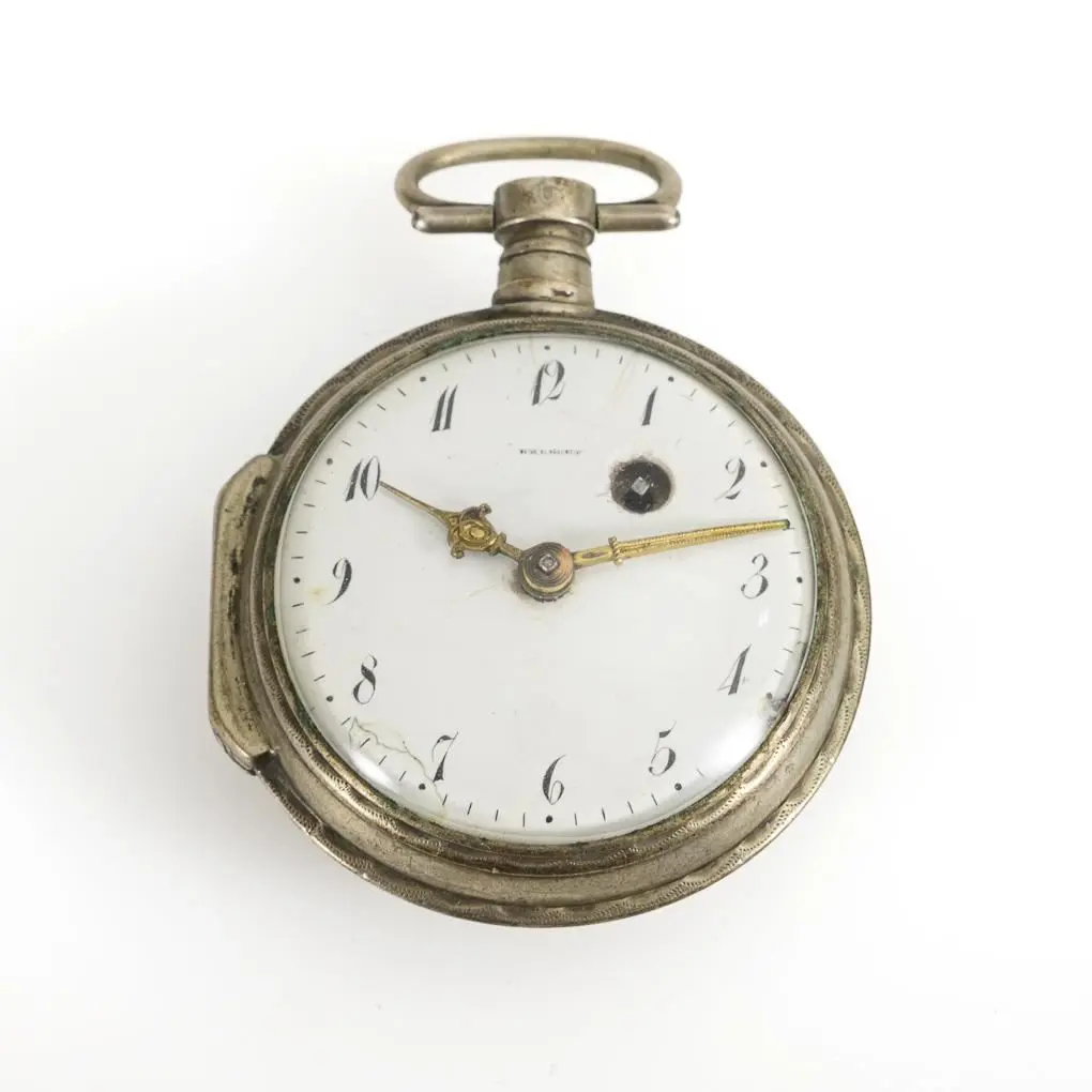 Spindle pocket watch, marked "Breguet".
