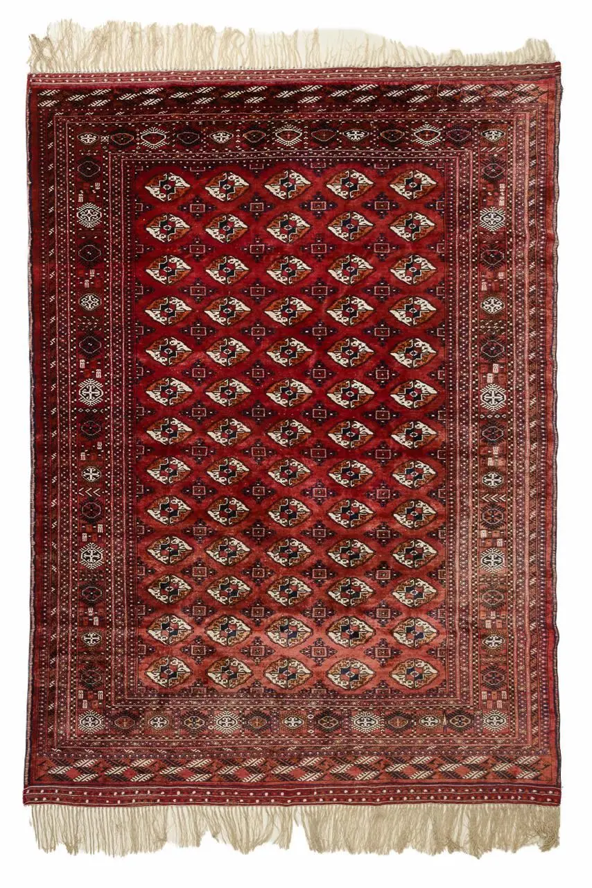 Turkmen "Silk Bukhara" carpet.
