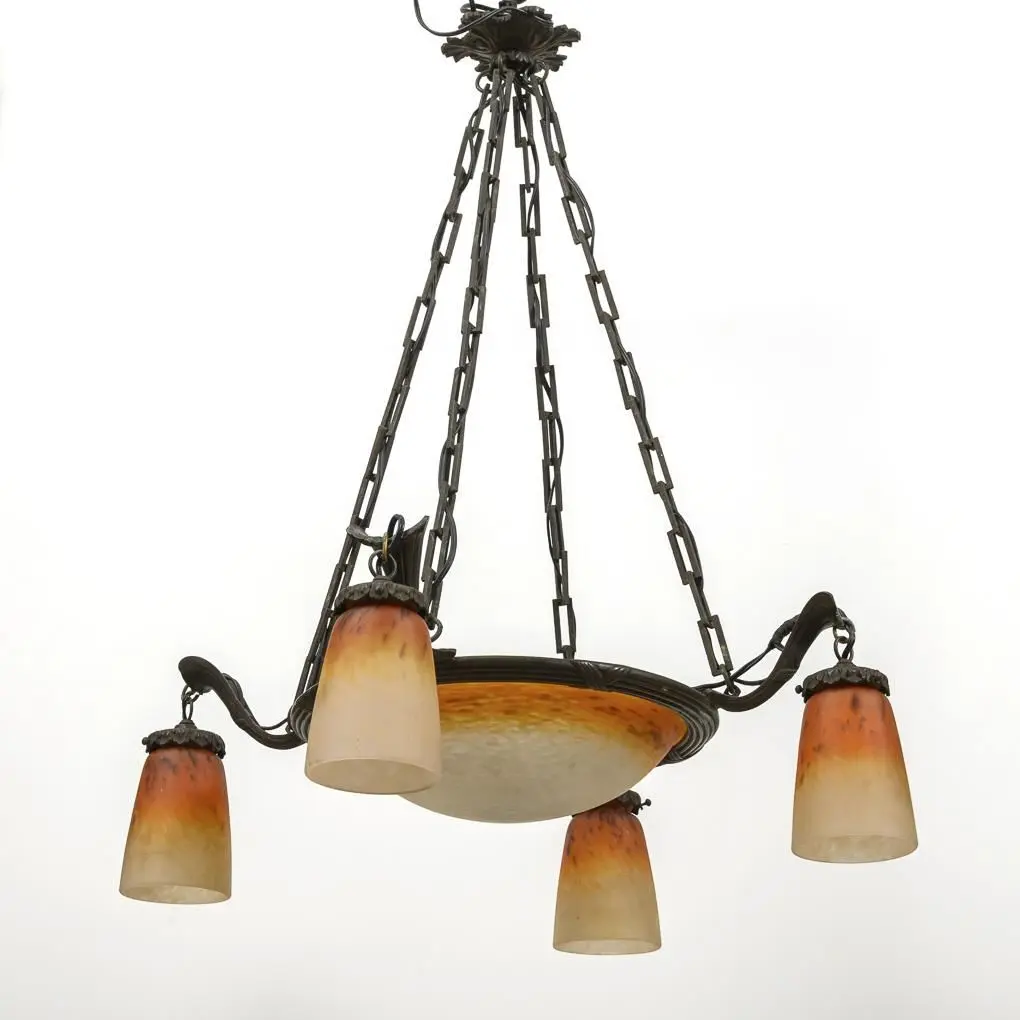 Five-light ceiling lamp. Schneider.