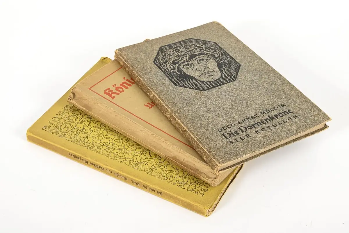 3 first editions, early 20th century