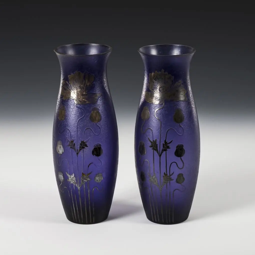 Pair of Art Nouveau vases.