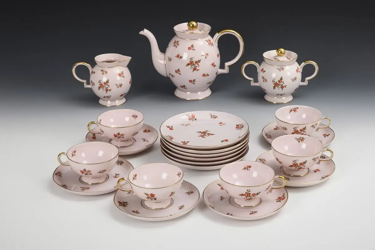 Art Deco tea set. Johann Haviland Bavaria.