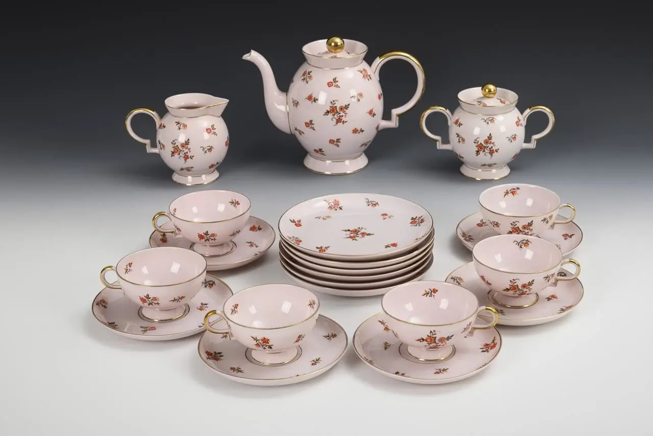 Art Deco tea set. Johann Haviland Bavaria.