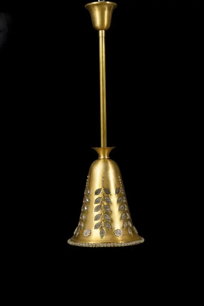 1-light Mid-Century ceiling lamp. Designed by Oswald Haerdtl for Lobmeyr.