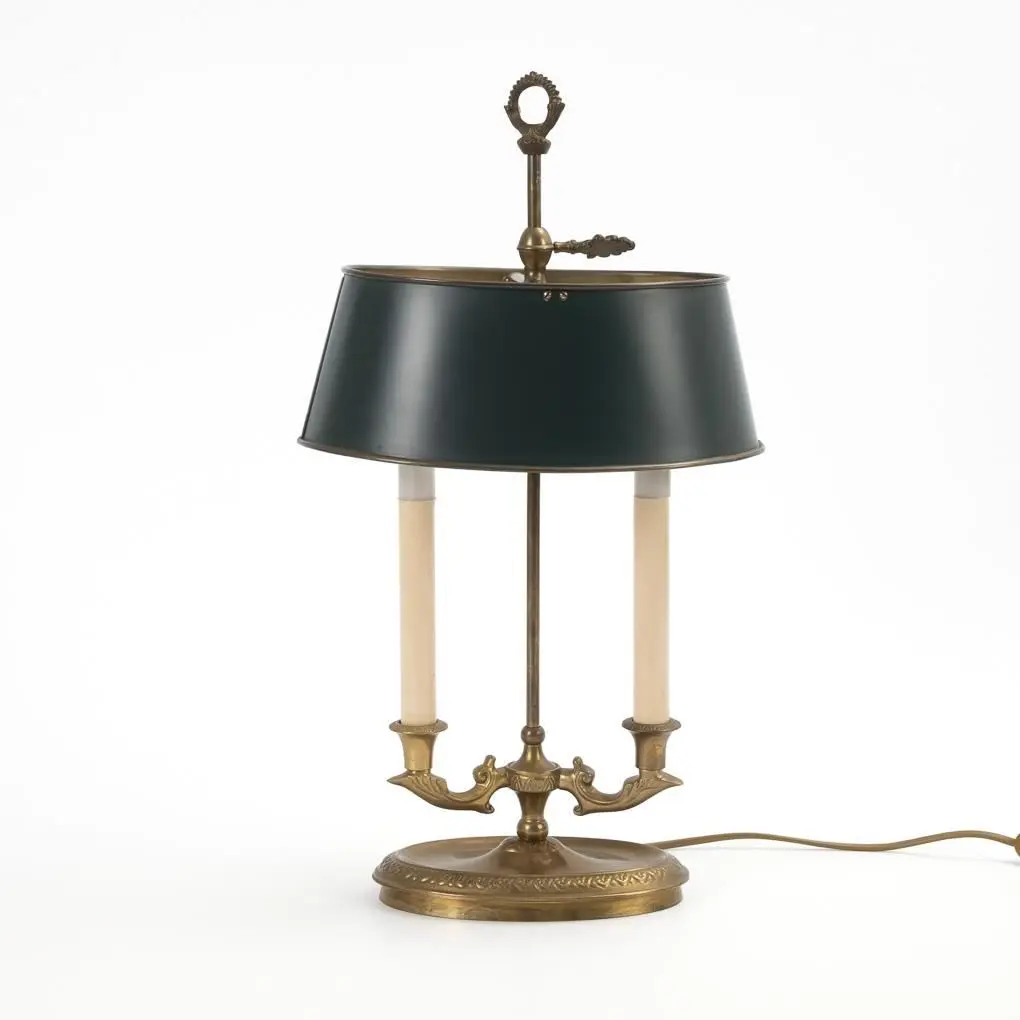 2-burner Buillotte library lamp.