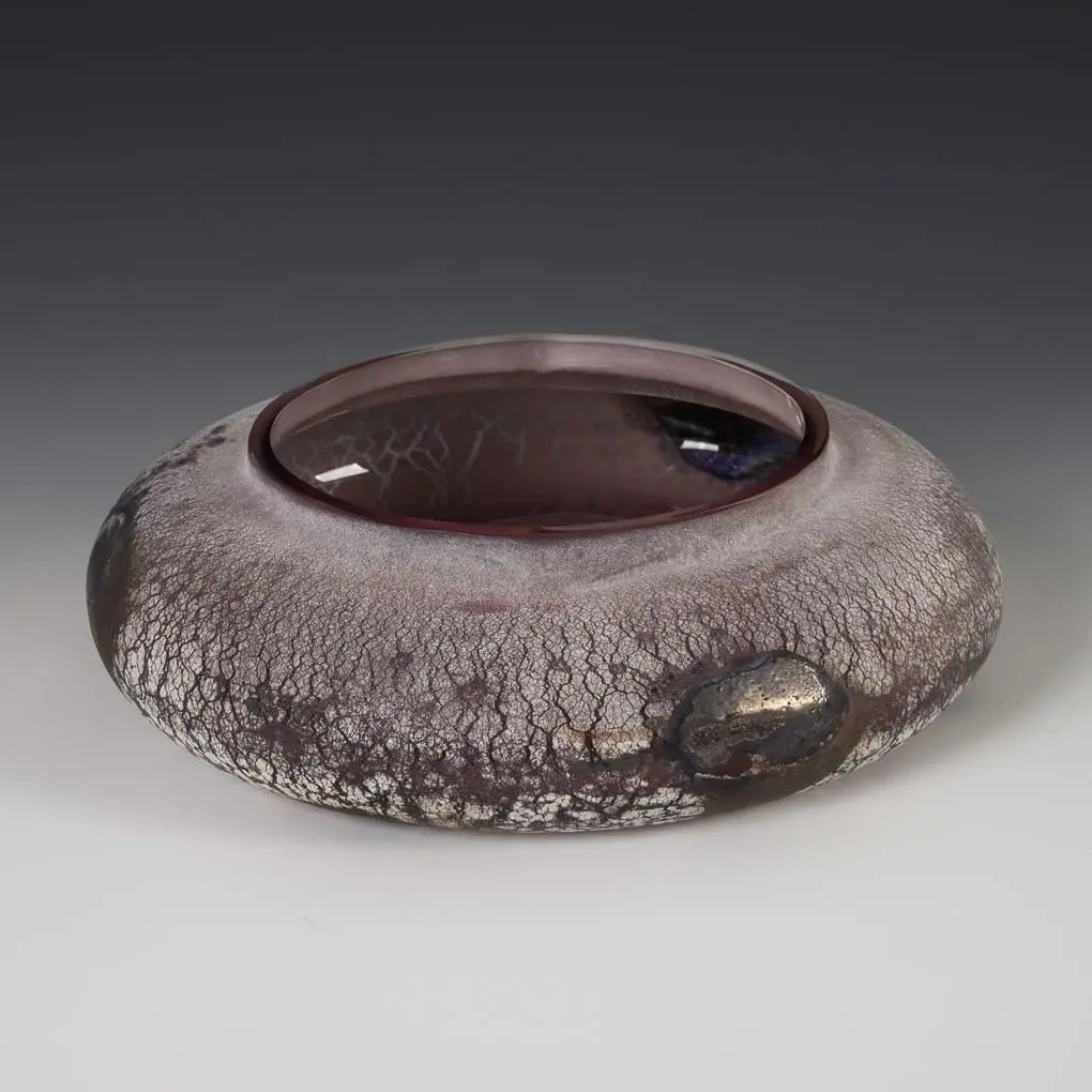 Bowl vetro a scavo. vetro a scavo