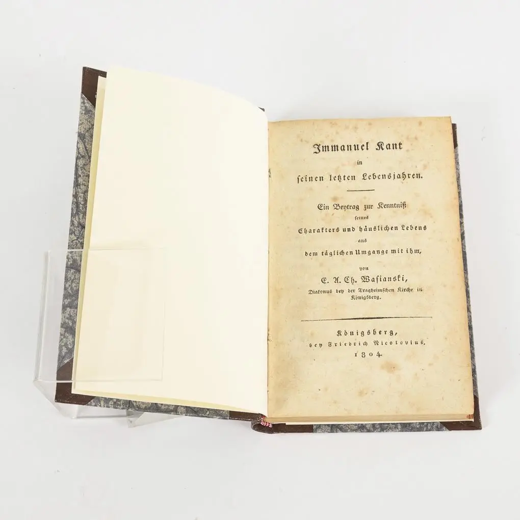 WASIANSKI, E. A. Ch, WASIANSKI, E. A. Ch, WASIANSKI, E. A. Ch, "Immanuel