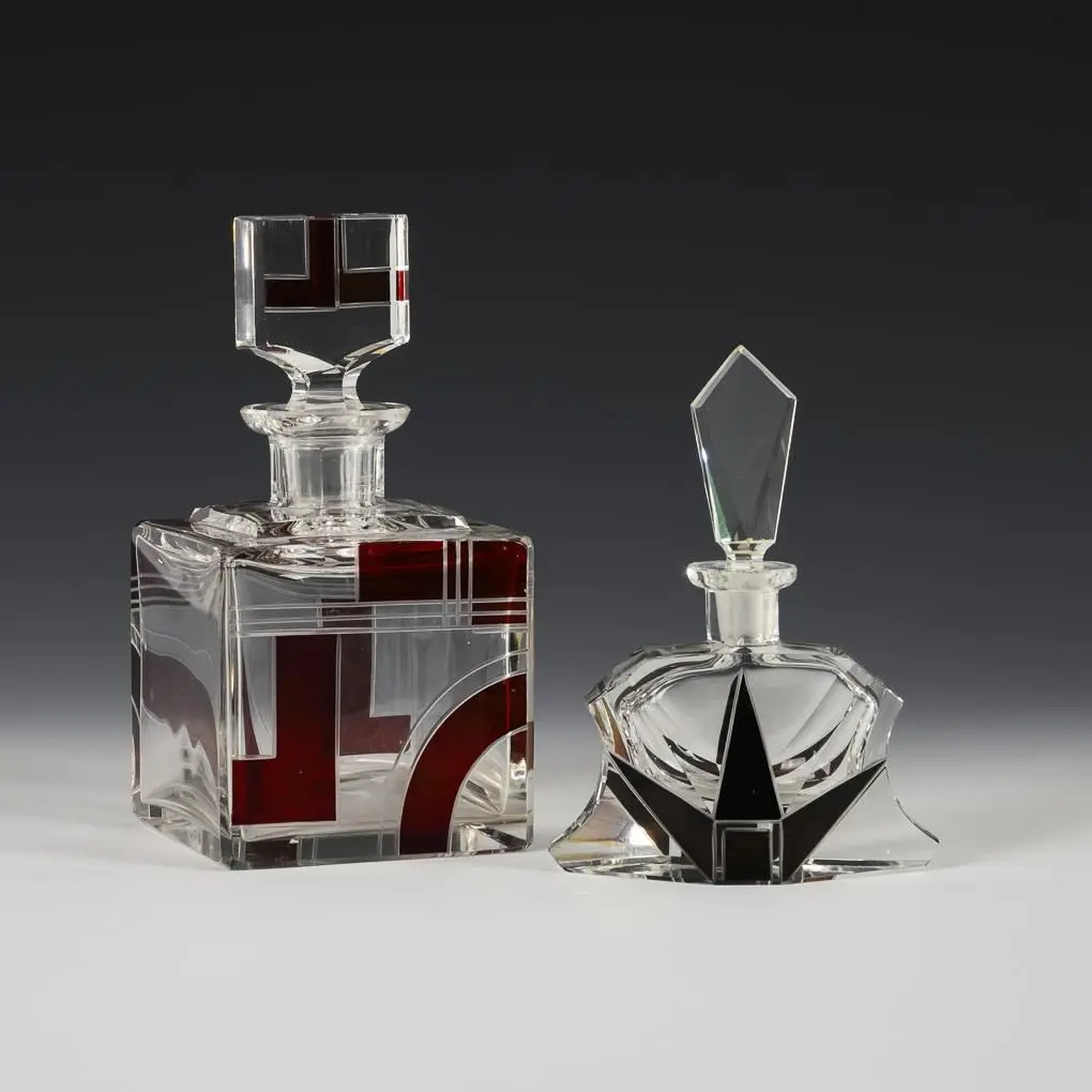 2 Art Deco bottles.