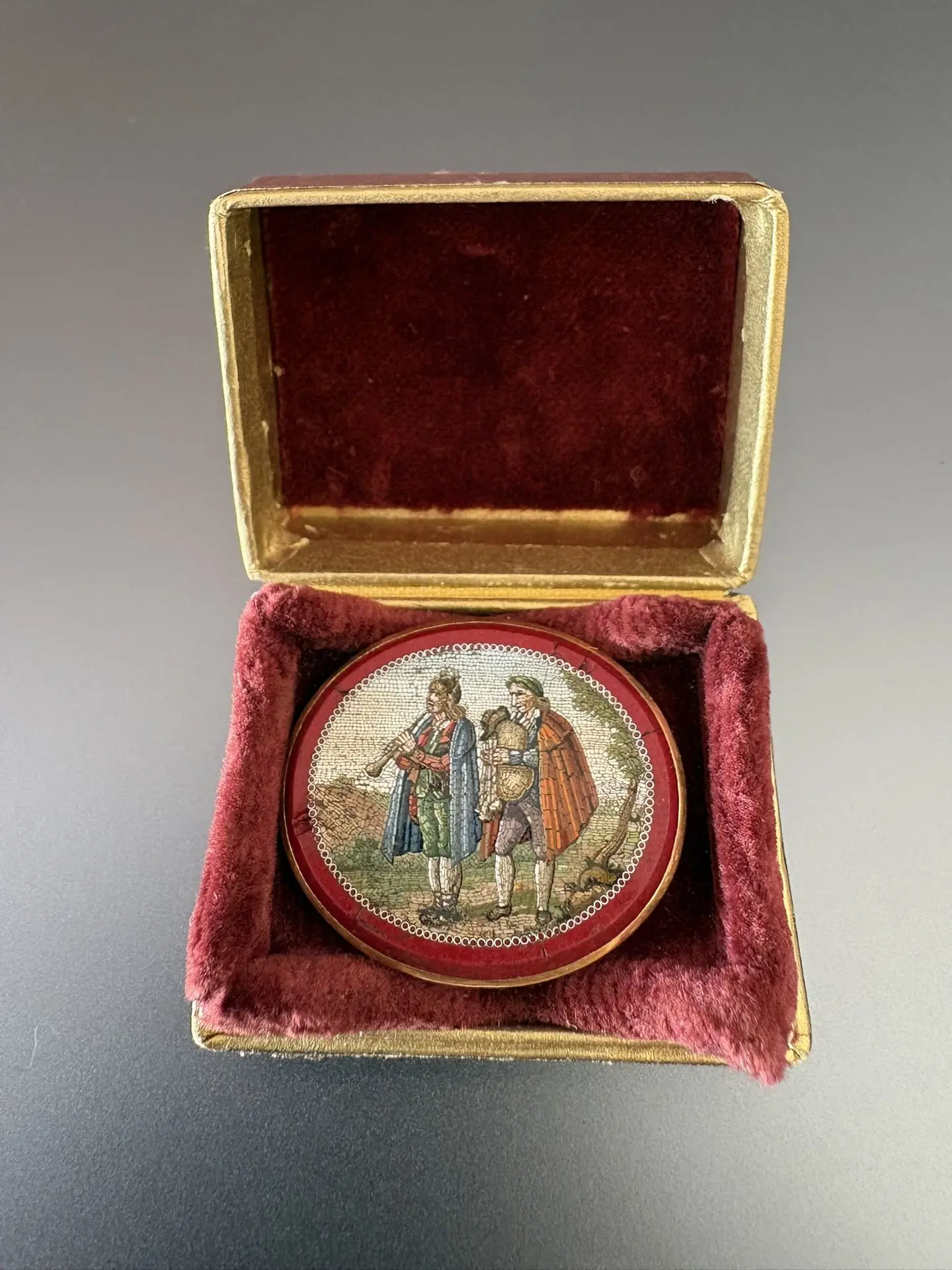 ITALIE. fin XVIIIe siècle ou début XIXe siècle. RARE MICROMO - Lot 12