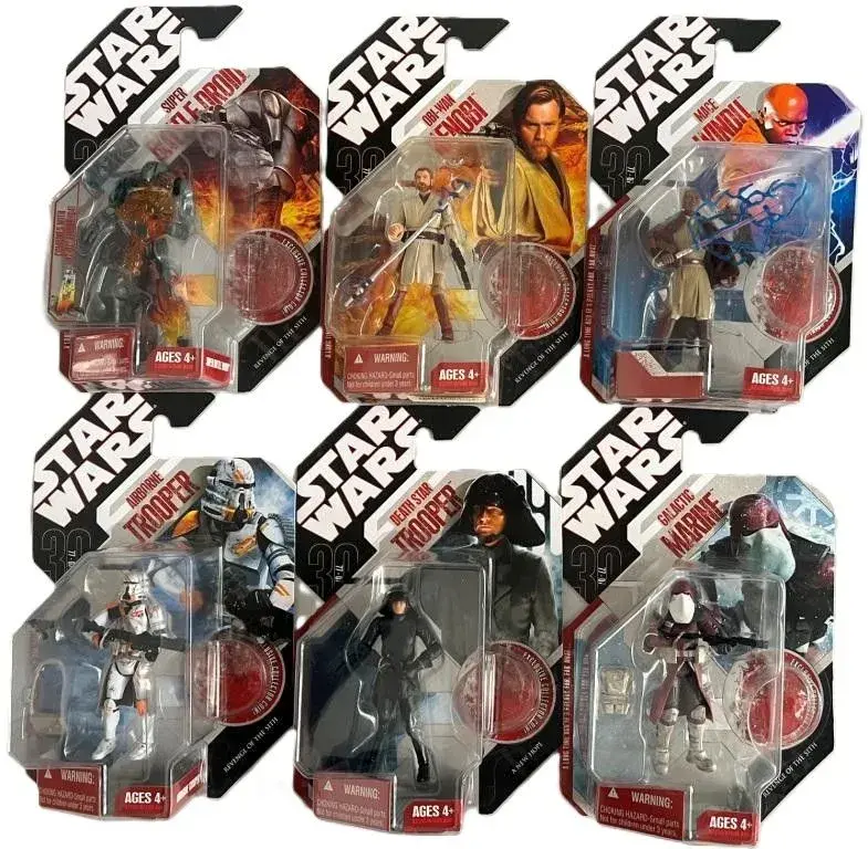 STAR WARS. Hasbro 2007. Figurines 30e Anniversaire /7. - Lot 73